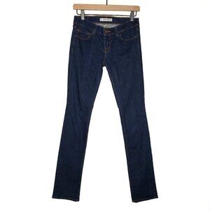 J Brand Skinny Jeans‎ Dark Wash Low Mid Rise Women's 25 Blue Ink Denim